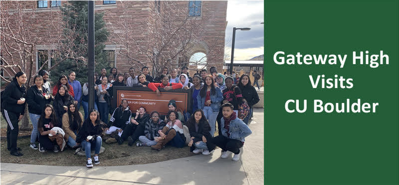 Gateway High visits CU Boulder